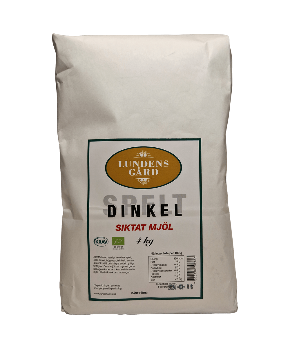 Dinkel Siktat mjöl – 4 kg