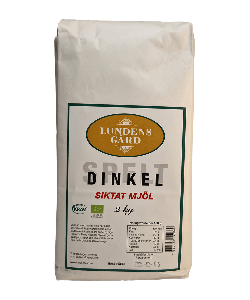 Dinkel Siktat mjöl – 2 kg