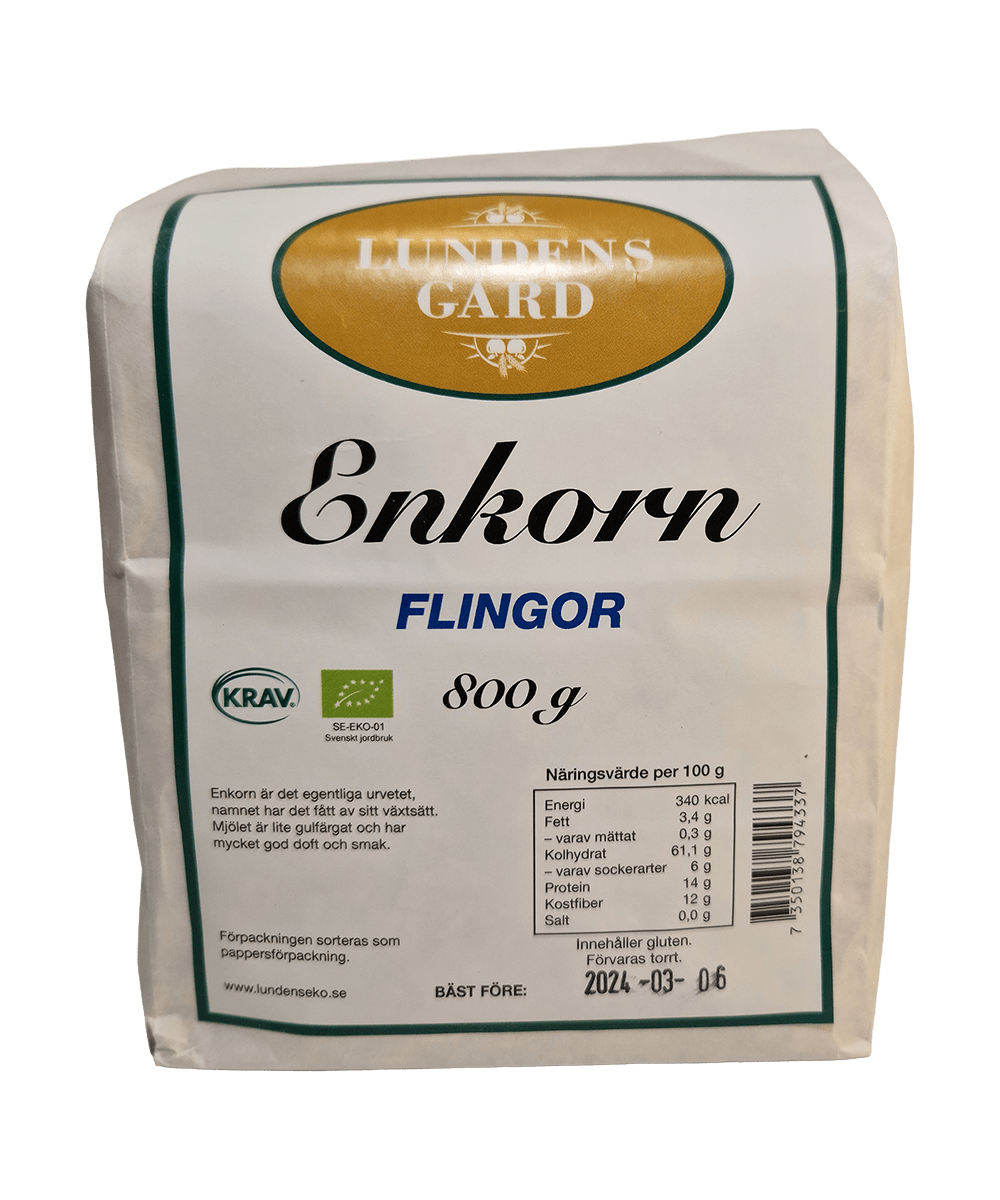 Enkorn flingor – 800 g