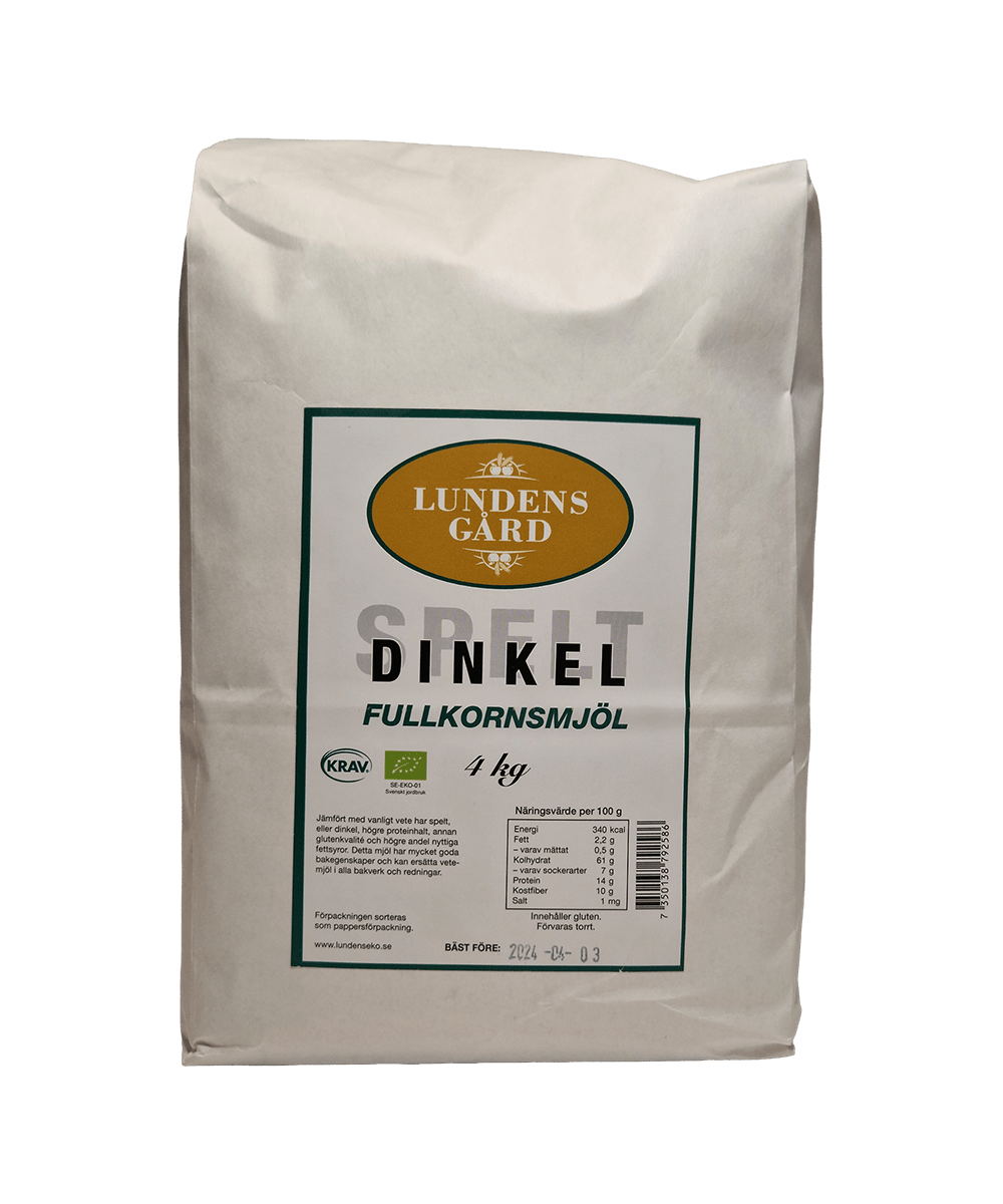Dinkel Fullkornsmjöl – 4 kg