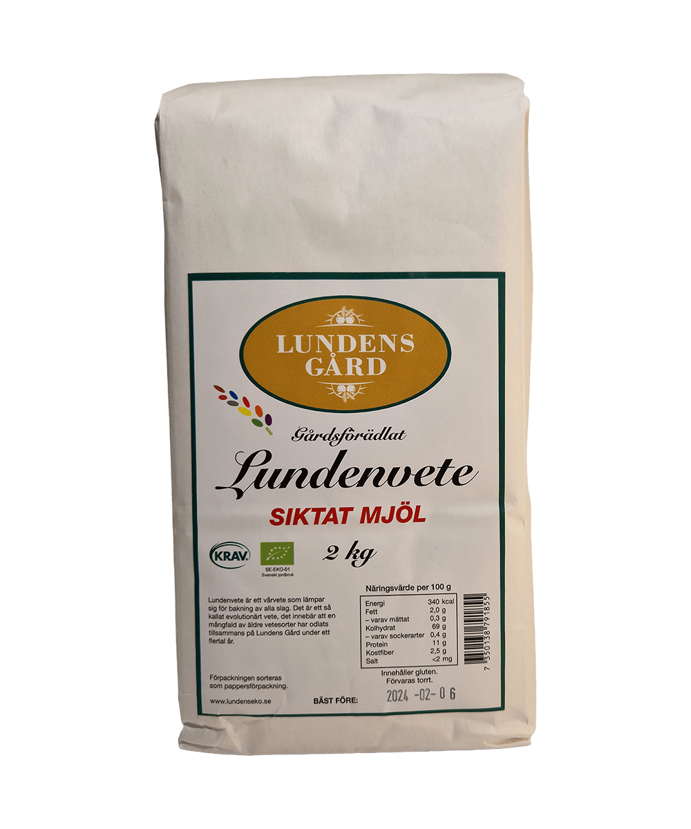 Lundenvete Siktat mjöl – 2 kg