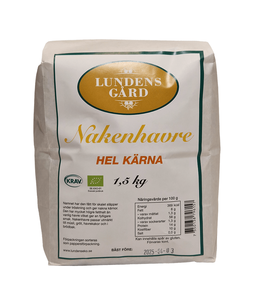Nakenhavre Hel kärna – 1,5 kg