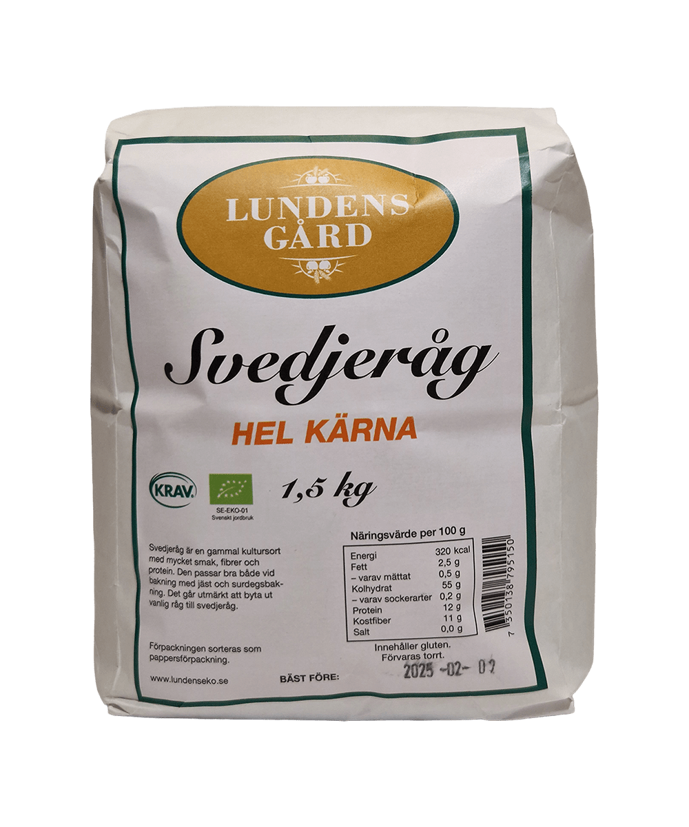 Svedjeråg Hel kärna – 1,5 kg